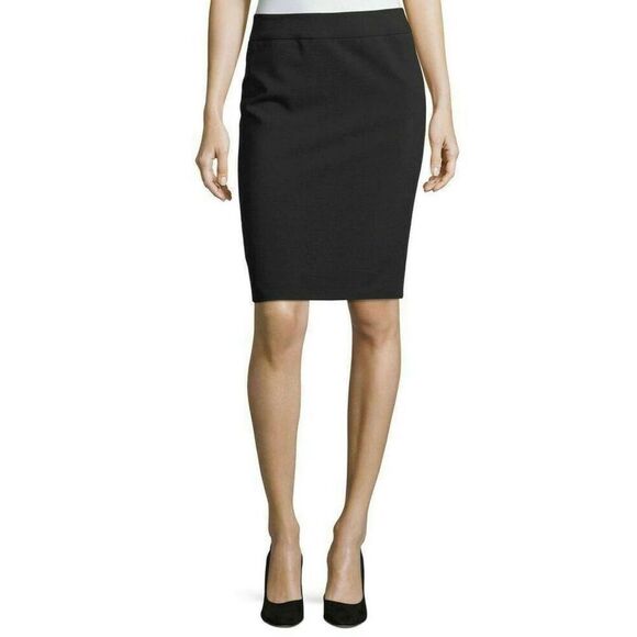 Giorgio Armani Charcoal Gray Wool Pencil Skirt, Size EU 38 / US Sz 2 - Picture 2 of 15